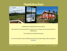 Tablet Screenshot of humlabacken.se